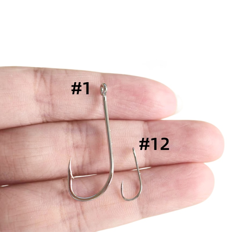 100 шт./коробка Рыболовные крю – обзор и цена Fishing Hook Offset